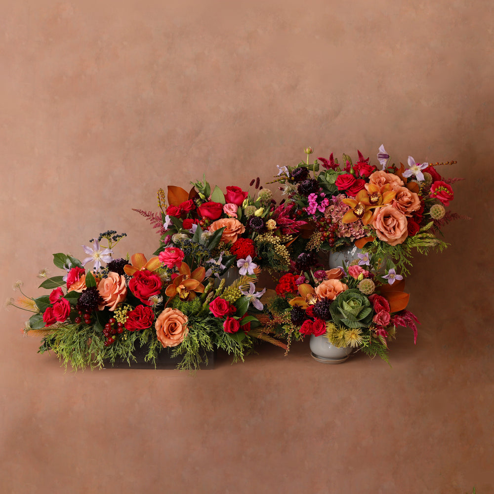 Thanksgiving Low and Lush Centerpiece