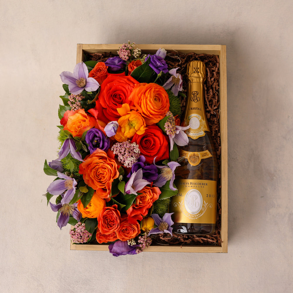 Flowers In Box Flower Gift Box